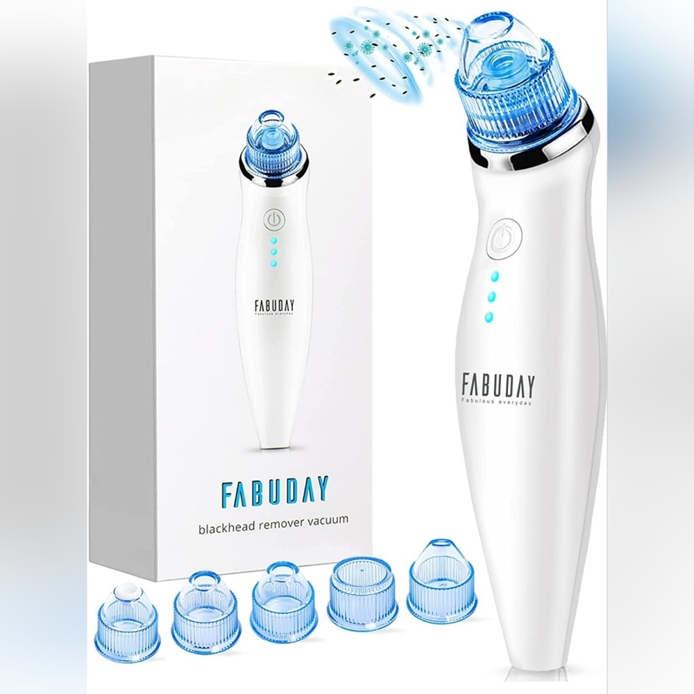 Blackhead Remover Pore Vacuum - Fabuday Blackhead Skin Cleaner Extractor Tool